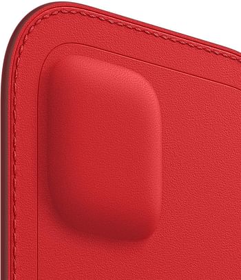 Apple Leather Sleeve with MagSafe (for iPhone 12 mini) - (PRODUCT) - Red