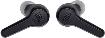 JBL Tune 215TWS True Wireless In-Ear Headphones, Pure Bass Sound, Built-In Mic, 25 Hours of Battery, Ultra-Comfortable Fit, Dual Connect, Voice Assistant, Fast USB Type-C - Black, JBLT215TWSBLK