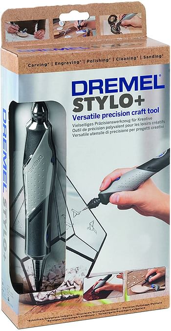 Dremel 4300 (4300-3/45Ez) Rotary Tool Kit With 3 Attachments 45 Accessories And Front Led Light Variable Speed 5000-35000Rpm For Cutting Carving Cleaning Sanding Engraving Grinding