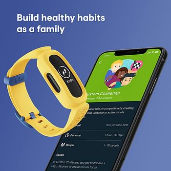 Fitbit Activity Tracker Ace 3 For Kids Special Edition Minions FB419BKYW Yellow