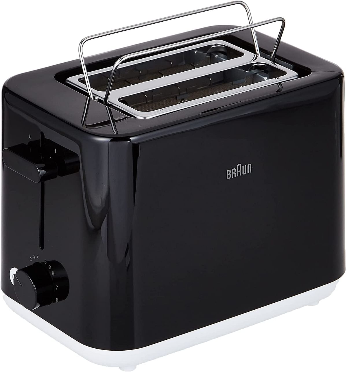 Braun Breakfast - Toaster HT 1010 BK 2 slots 8 Browning settings Bun warmer 900 Watts - Black