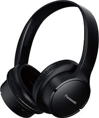 Panasonic RB HF520B Wireless Over Ear Headphones with 50 Hours Playtime, Lightweight, Built in Mic, Quick Charge, Bluetooth 5.0, Comfortable Fit - Black