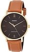 Casio Brown Leather Men Watch MTP-VT01GL-5BUDF