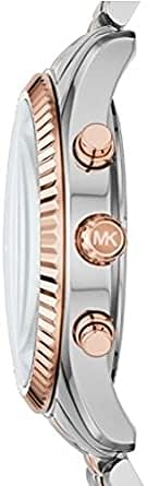 Micheal Kors Men's Quartz Watch With Chronograph Quartz Stainless Steel Mk8412, 45mm, Multicolour Band