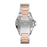 Emporio Armani Three-Hand Two-Tone Stainless Steel Watch AR11340 - Silver/Rose Gold