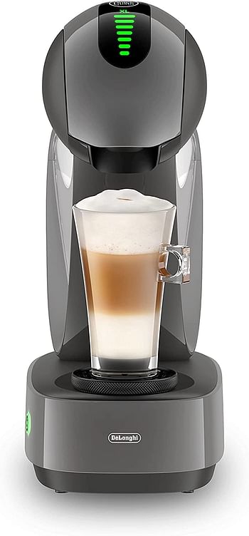 Nescafe Dolce Gusto Infinisst Coffee Machine Edg268.Gy, Compact Capsule Coffee Machine, Infinissima Touch, Grey, Edg268./Grey/one size
