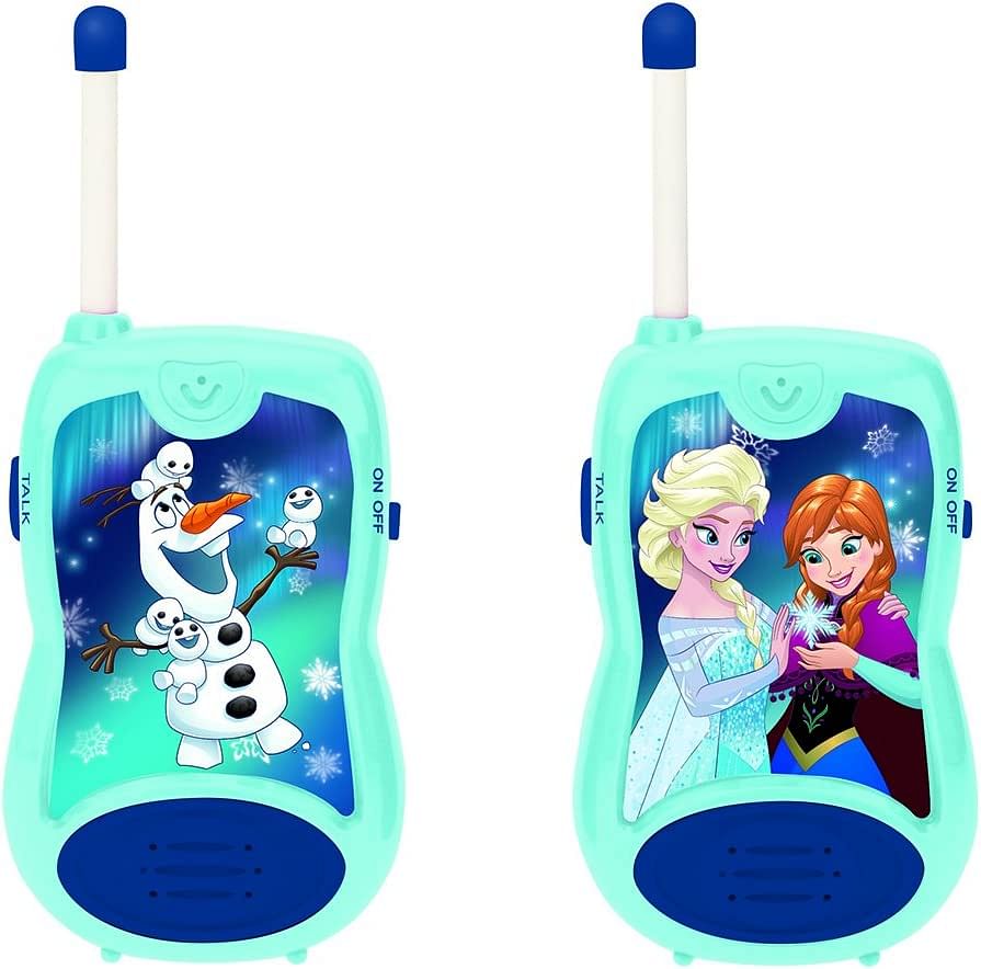 Lexibook Tw12Fz Disney Frozen 2 Elsa Anna Walkie-Talkies, Communication Game For Children, Belt Clip For Transport, Battery, Blue