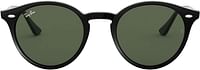 Ray-Ban Round Sunglasses 51 mm Black Green