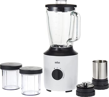 Braun JB 3173 PowerBlend Glass Jug Blender 1.5 Ltr 800 Watts