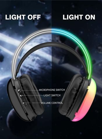 onikuma X25 Gaming Headset Over-Ear Gaming Wired Headphones with Mic for PS4/PS5/XOne/XSeries/NSwitch/PC - multicolor