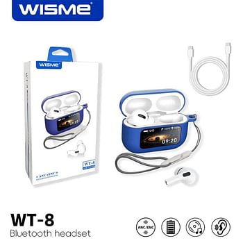 WISME WT-8 Smart Airpods smart noise cancellation, powerful 260 mAh battery, Android and iOS