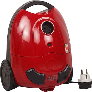 Black+Decker Bagged Corded Vacuum Cleaner 1000 W 1 L VM1200-B5 - Red/Black