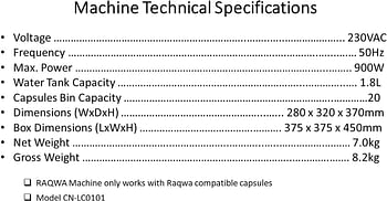 NAJJAR RAQWA TURKISH COFFEE MACHINE RQ2000