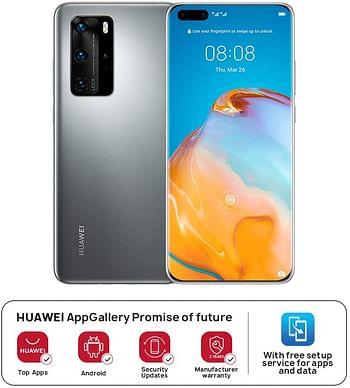 Huawei P40 Pro Smartphone 5G, Dual SIM, 8GB RAM 256 GB - Blue