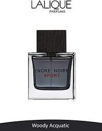 Lalique Encre Noire Sport - perfume for men, 100 ml - EDT Spray Grey