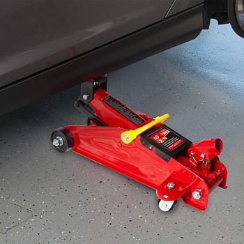 Big Torin Hydraulic Trolley Service Floor Jack 2 Ton 4,000 Lb Capacity T82002BR  - Red