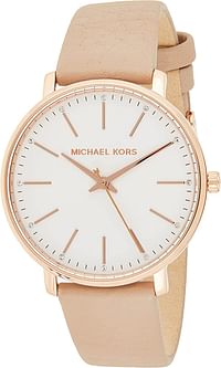 Michael Kors Women's Watch PYPER 38 mm case size Three Hand movement PVC strap