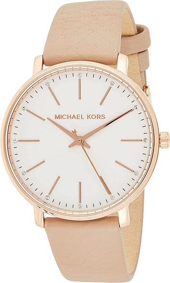 Michael Kors Women's Watch PYPER 38 mm case size Three Hand movement PVC strap