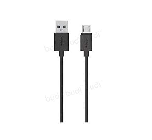 Budi cable micro usb 1.2 m charge sync cable M8J012 Black