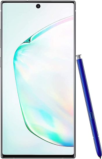 Samsung Galaxy Note 10 Plus Dual SIM 256GB, 12GB RAM, 4G LTE, Aura Glow International Release