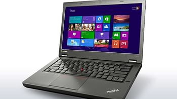 Lenovo ThinkPad T440P - Intel Core i5-4th Generation CPU - 4GB DDR3 RAM - 128GB SSD - 14.1 inch Display windows 10 Pro - Black