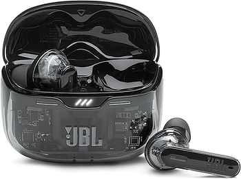 JBL Tune Beam True Wireless Noise Cancelling Earbuds Pure Bass Sound Ghost - Black