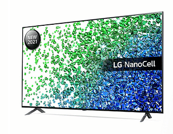 LG 50 Inch NANO80 Series Cinema Screen Design 4K Active HDR WebOS Smart NanoCell TV With ThinQ AI 50NANO806PA Black