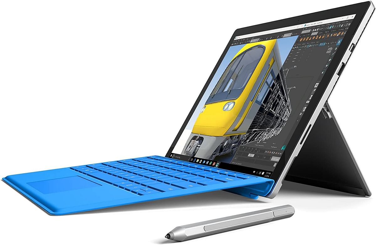 Microsoft Surface Pro 4, Intel Core i5-6th Gen, 2.40GHz, 8GB RAM, 256GB SSD, Silver, Without Pen & KB, Silver