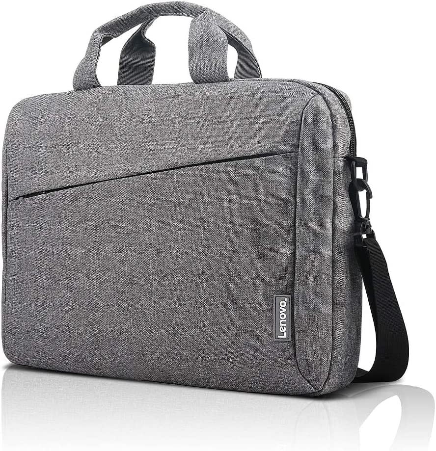 Lenovo T210 Casual Toploader Bag for 15.6 Inch Laptops, Water Repellent Clamshell Case - Grey