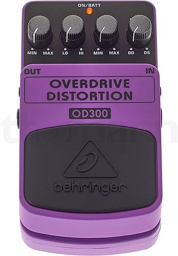 Behringer OD300 2-Mode Overdrive/Distortion Effects Pedal