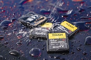 Sony Tough High Performance 64GB SDXC UHS-II Class 10 U3 Flash Memory Card with Blazing Fast Read Speed up to 300MB/s (SF-G64T/T1)