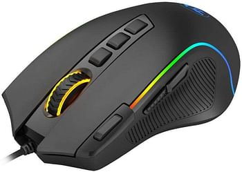 Mouse Gamer Redragon Predator RGB M612-RGB - Black