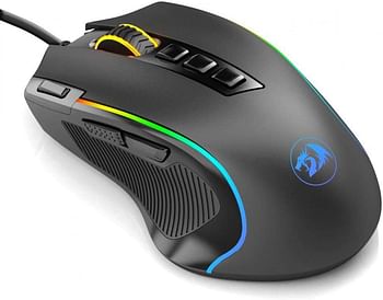 Mouse Gamer Redragon Predator RGB M612-RGB - Black