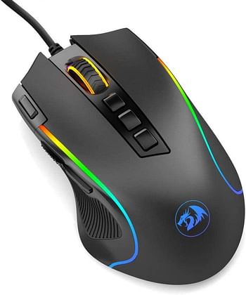 Mouse Gamer Redragon Predator RGB M612-RGB - Black