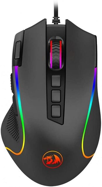 Mouse Gamer Redragon Predator RGB M612-RGB - Black