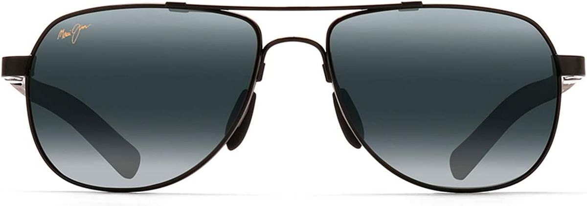 Maui Jim Sunglasses Guardrails 327 Aviator Frame Polarized Lenses with Patented PolarizedPlus2 Lens Technology