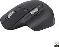 Logitech MX Master 3S - Wireless Performance Mouse with Ultra-fast Scrolling, Ergo, 8K DPI, Track on Glass, Quiet Clicks, USB-C, Bluetooth, Windows, Linux, Chrome - Graphite