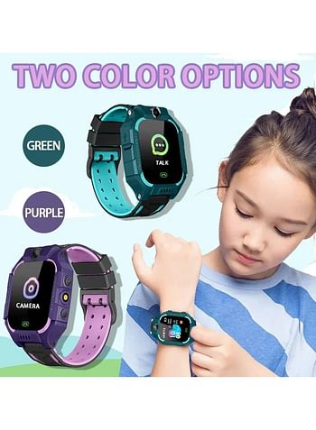 Smart Video Calling Watch for Kids, Position tracker Anti Lost Children's Smart Watch Waterproof-Multicolor