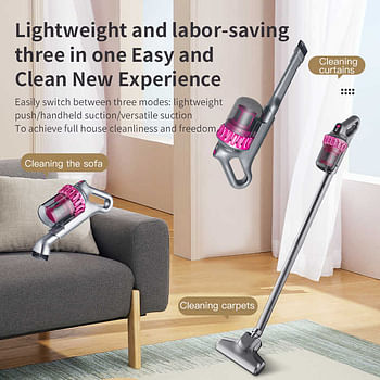 HB-807 9000Pa 4-IN-1 Car Vacuum Cleaner Wireless Handheld Blowing Suction Integration High-Power Vacuum Cleaner for Home Office