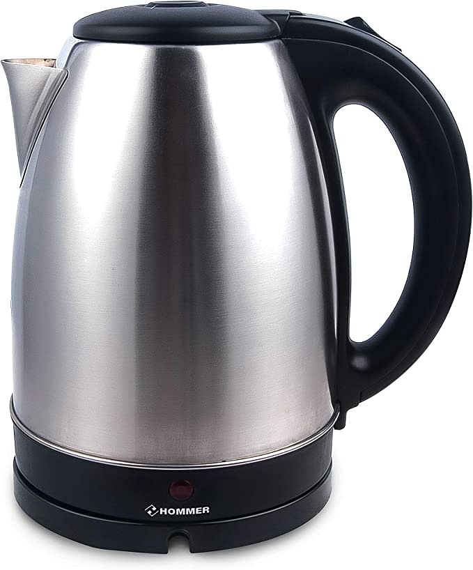 HOMMER kettle with matt finish 1.7L HSA222-11, SILVER