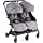 Kolcraft Contours Bitsy Double Stroller, Graphite Grey