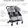 Kolcraft Contours Bitsy Double Stroller, Graphite Grey