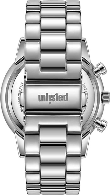 Unlisted by Kenneth Cole Autumn-Winter 20 Analog Black Dial Men's Watch-UL51153001 Silver