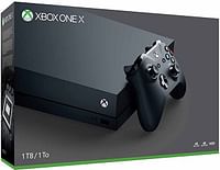 وحدة تحكم Microsoft Xbox One X مع وحدة تحكم لاسلكية: Xbox One X Enhanced HDD 4K Ultra HD 1TB Black