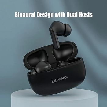 Lenovo HT05 TWS Wireless Earbuds Black, one size
