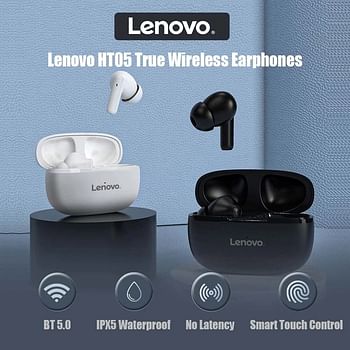 Lenovo HT05 TWS Wireless Earbuds White