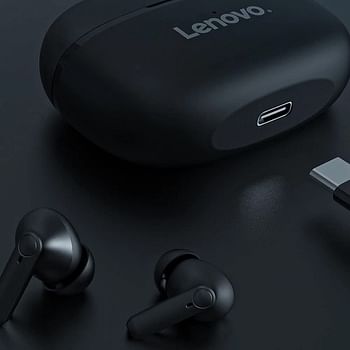 Lenovo HT05 TWS Wireless Earbuds Black, one size