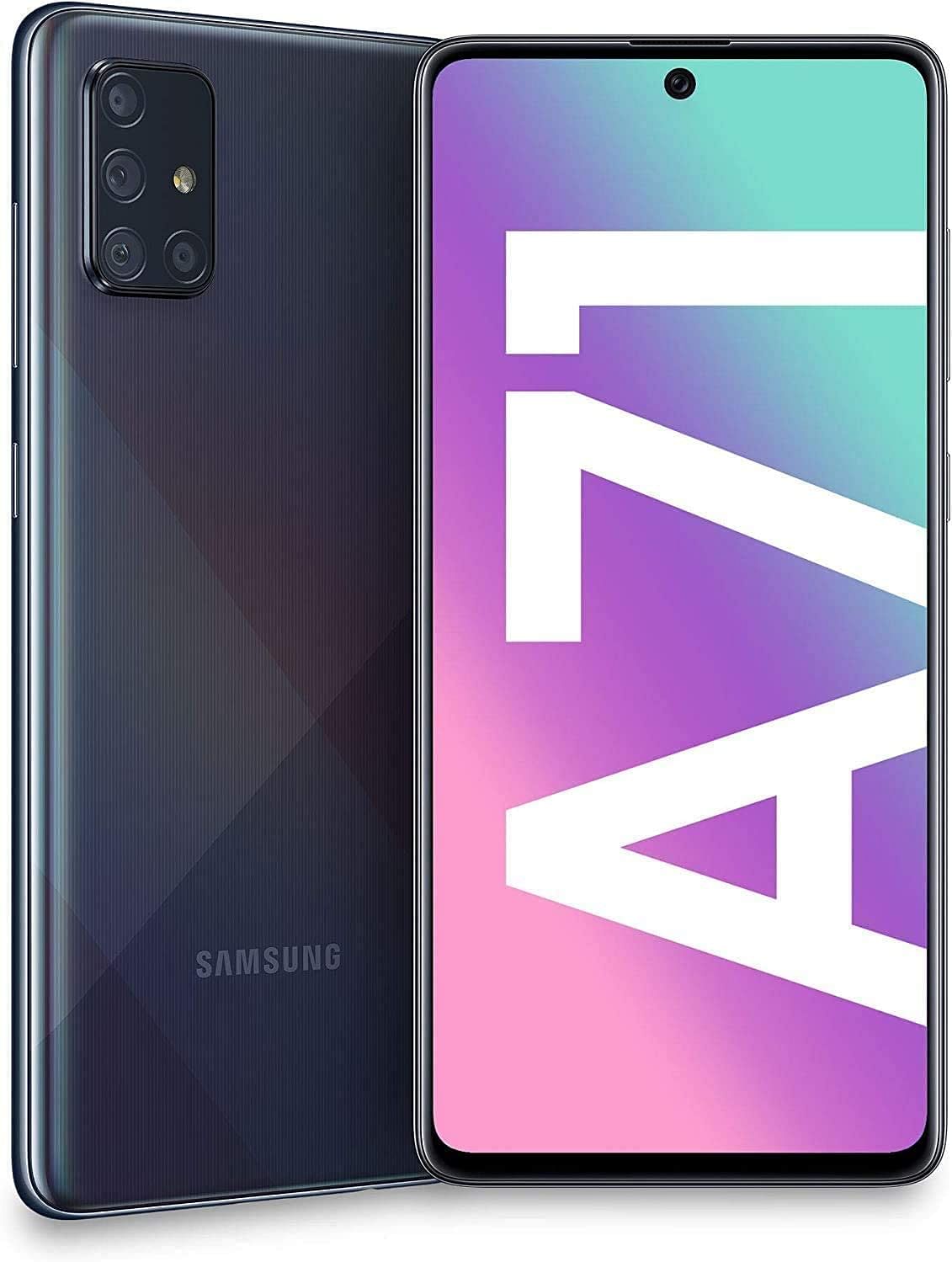 Samsung Galaxy A71 Single SIM 128GB 6GB Ram 5G LTE - Black