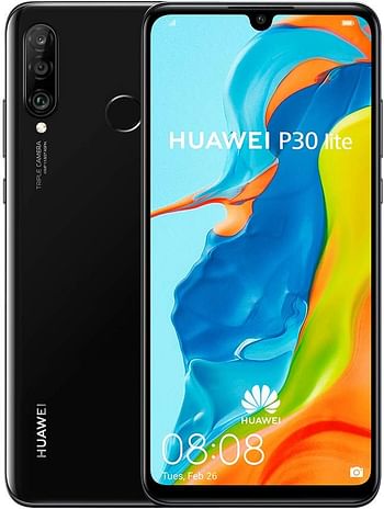 Huawei P30 Lite Dual SIM  128GB, 6GB RAM 4G LTE Midnight Black