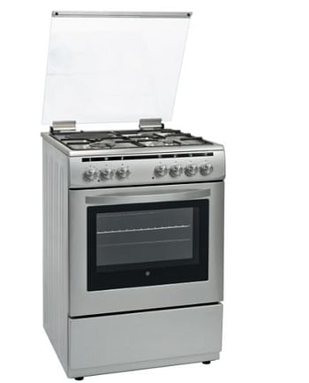 Hoover Cooking Range MGC60.00S 60x60 3Burner and 1 Hot Plate Steel